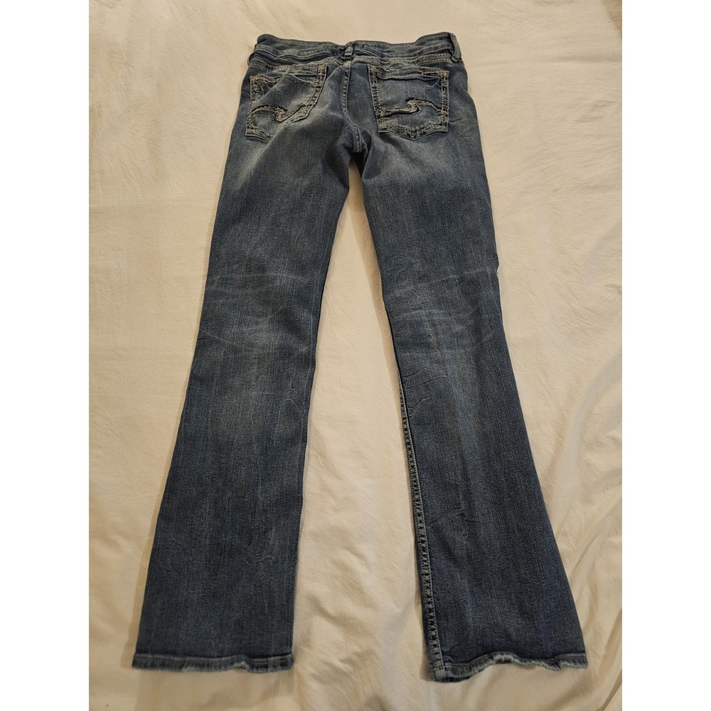 Silver Jeans Co Suki Slim Boot Jeans Women's W31 Dark Wash - Picture 3 of 9